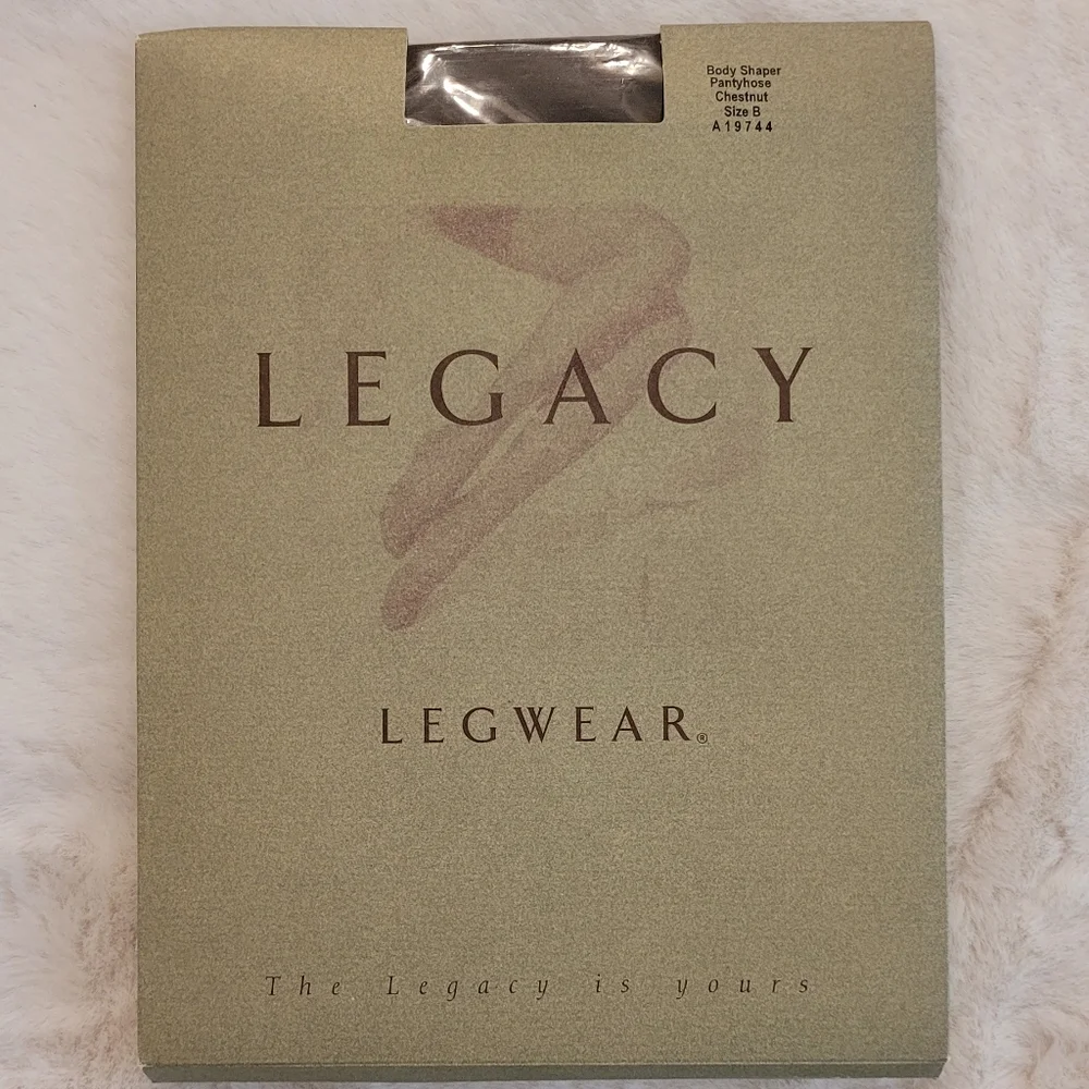 Legacy Legwear Body Shaper Pantyhose Size B Color Chestnut New In Box